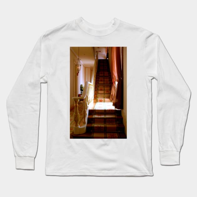 stairs to what you want to feel.... Long Sleeve T-Shirt by terezadelpilar